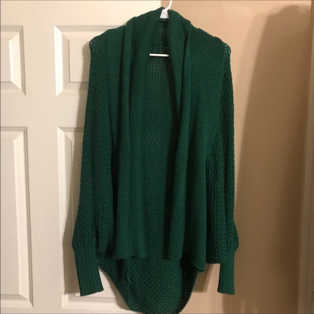 Oversized Green Slouchy Sweater